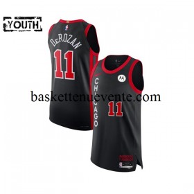 Maillot Basket Chicago Bulls DeMar DeRozan 11 2023-2024 Nike City Edition Noir Swingman - Enfant